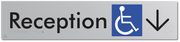Reception Access with Large Directional Arrow