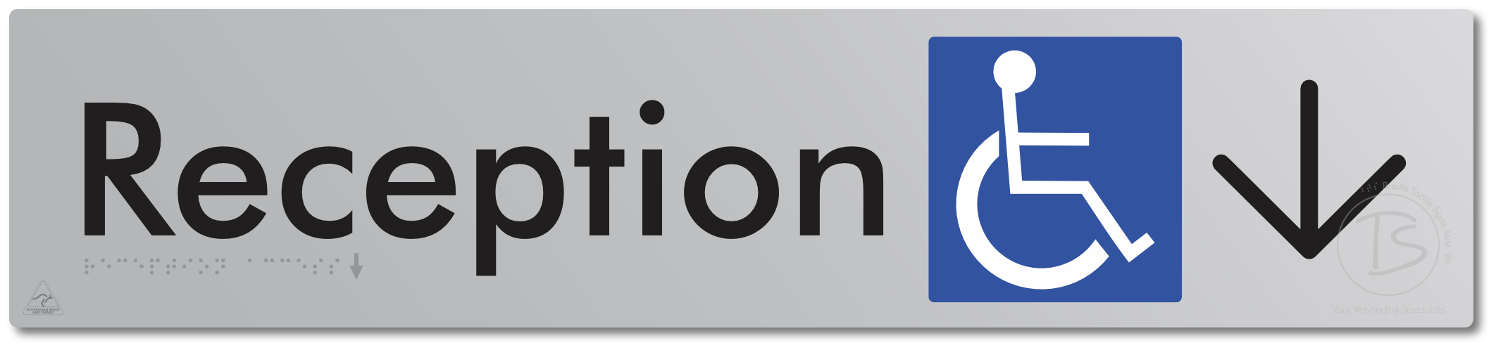Reception Access with Large Directional Arrow