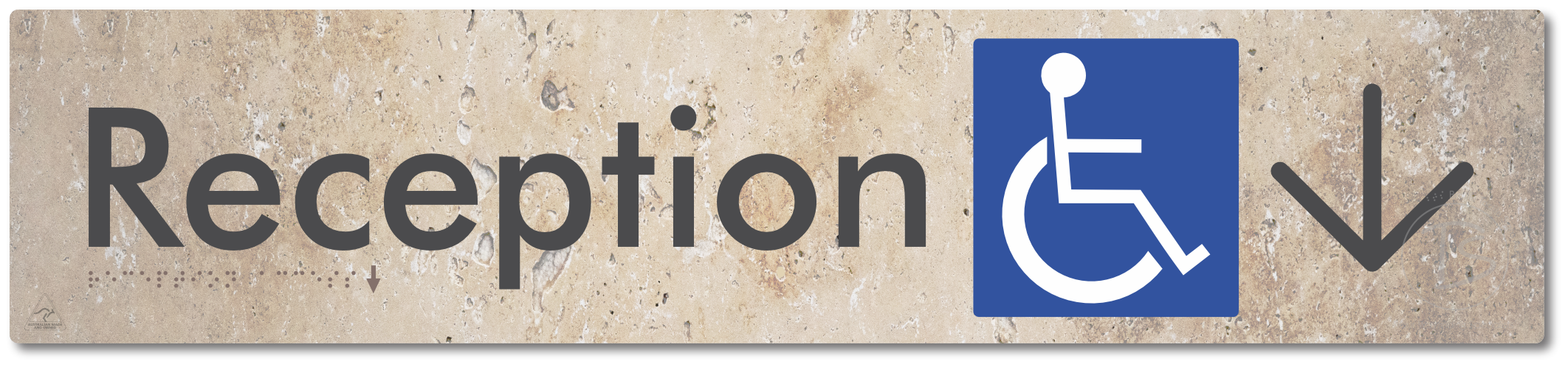 Reception Access with Large Directional Arrow
