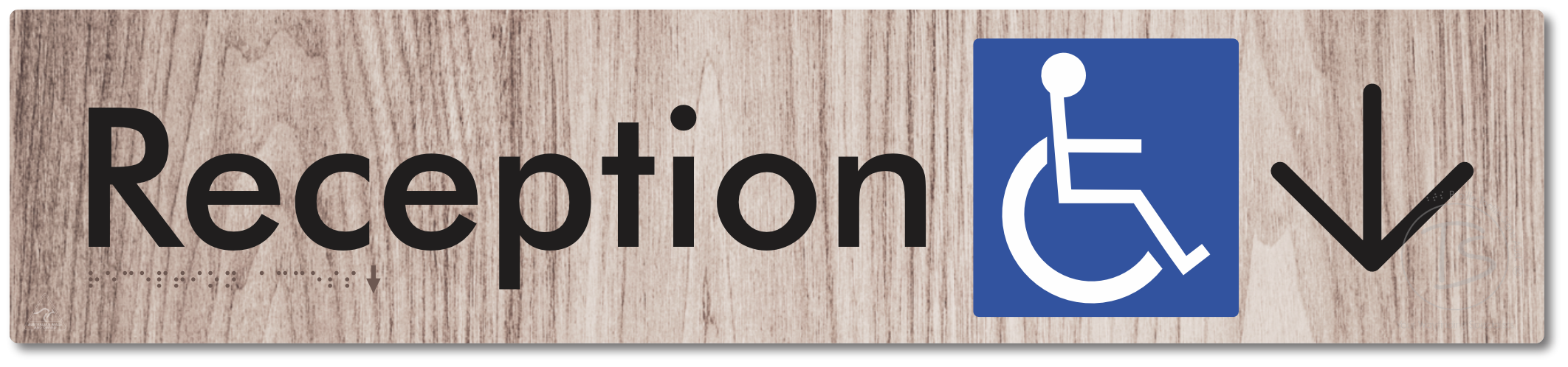 Reception Access with Large Directional Arrow