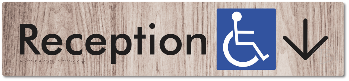Reception Access with Large Directional Arrow