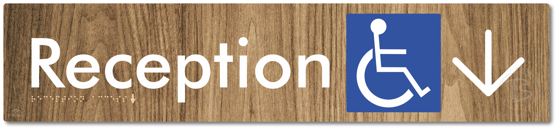 Reception Access with Large Directional Arrow
