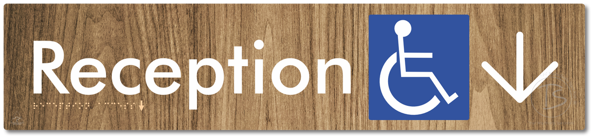 Reception Access with Large Directional Arrow