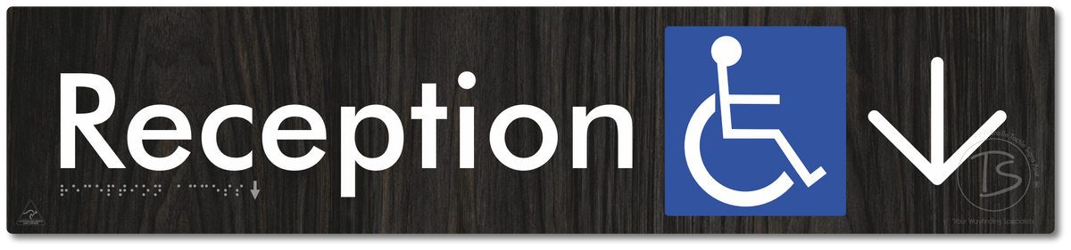 Reception Access with Large Directional Arrow