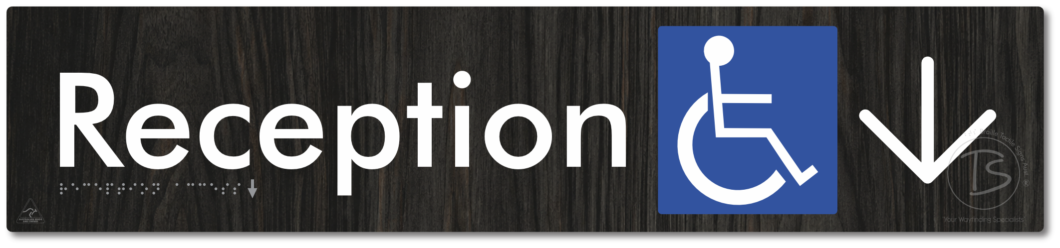 Reception Access with Large Directional Arrow