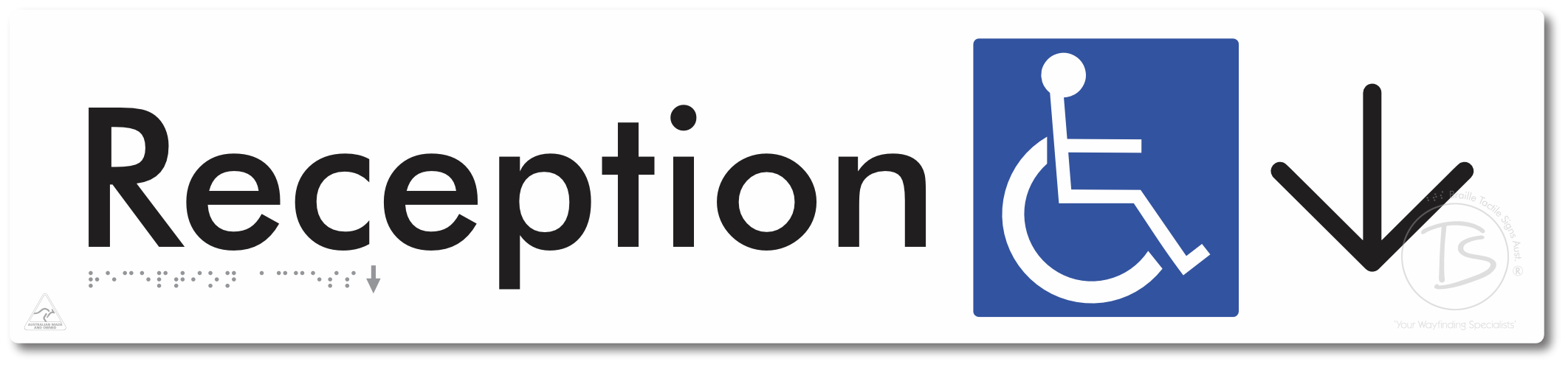 Reception Access with Large Directional Arrow