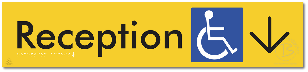 Reception Access with Large Directional Arrow