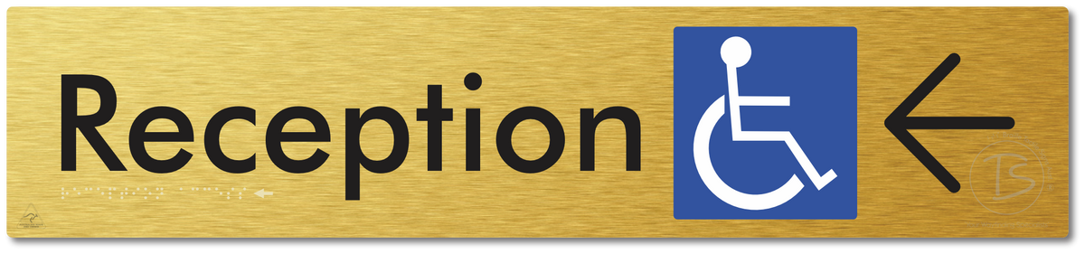 Reception Access with Large Directional Arrow