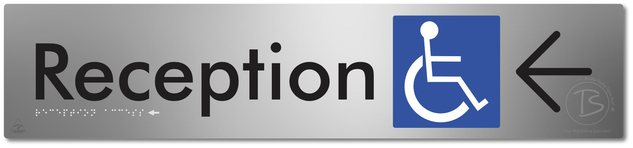 Reception Access with Large Directional Arrow