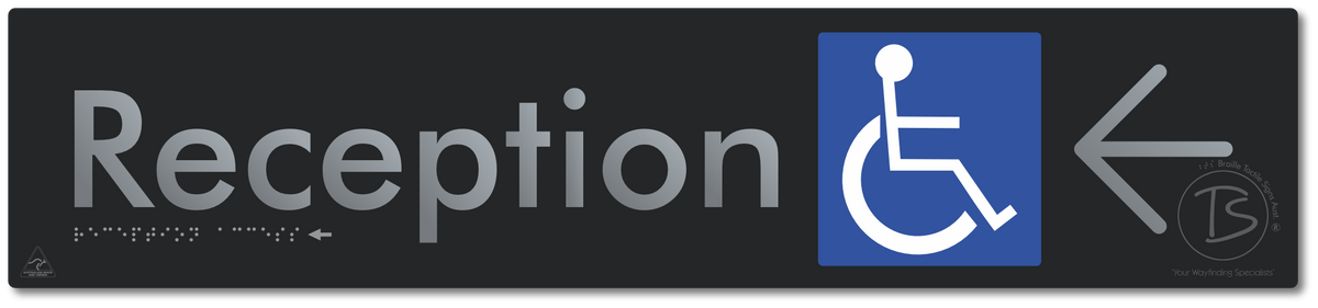 Reception Access with Large Directional Arrow