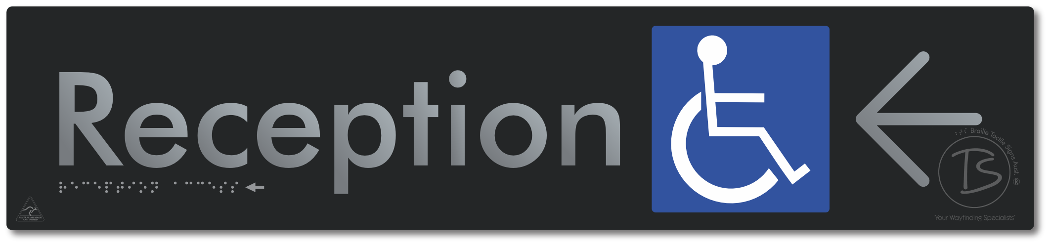 Reception Access with Large Directional Arrow