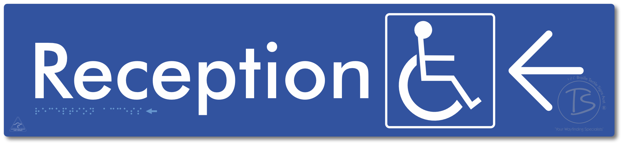 Reception Access with Large Directional Arrow