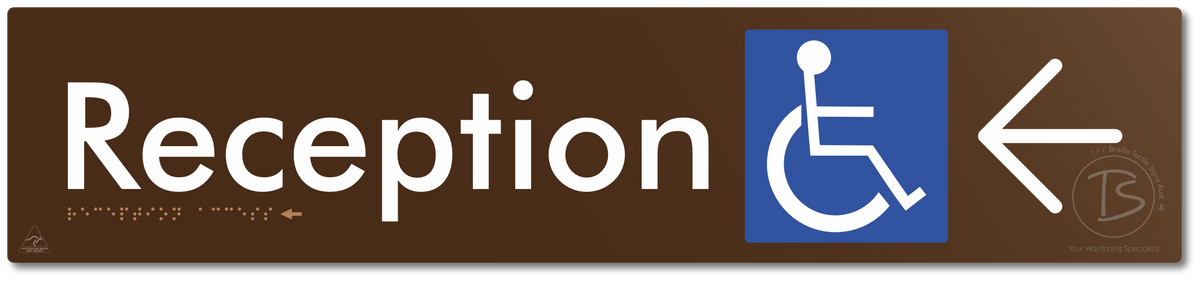 Reception Access with Large Directional Arrow