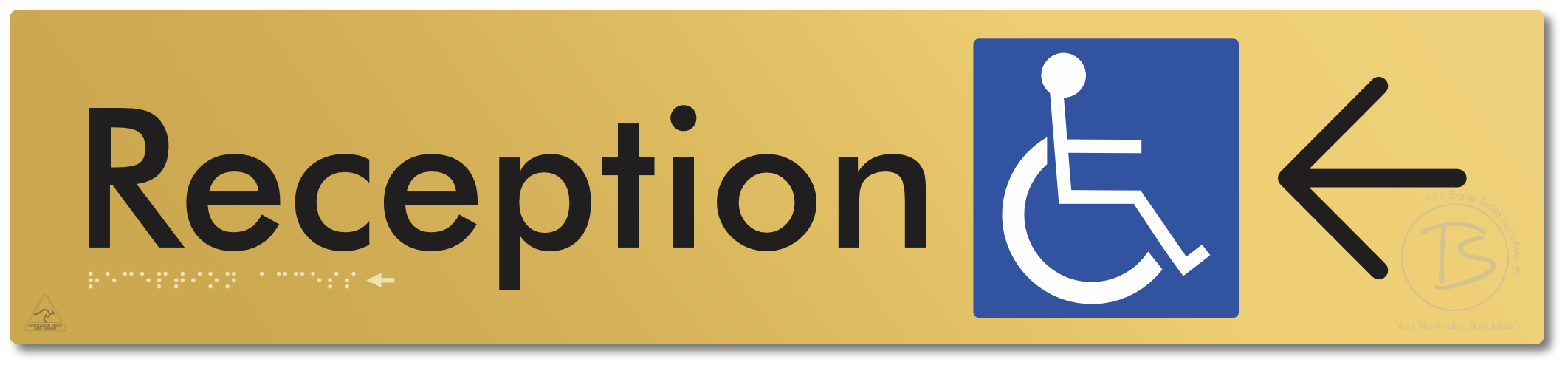 Reception Access with Large Directional Arrow