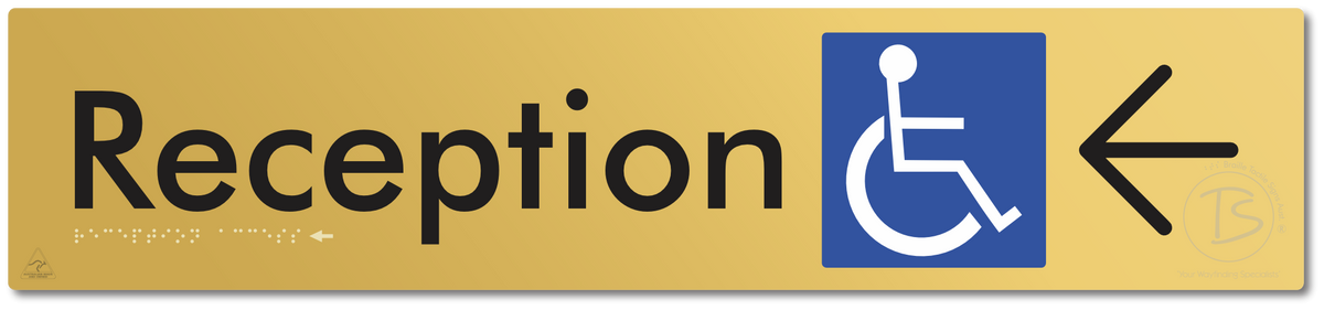 Reception Access with Large Directional Arrow
