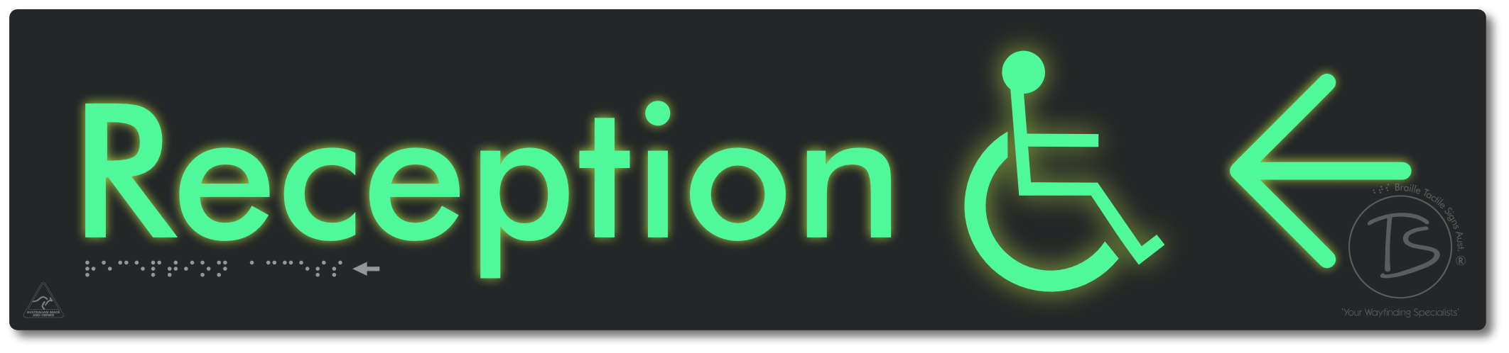 Reception Access with Large Directional Arrow