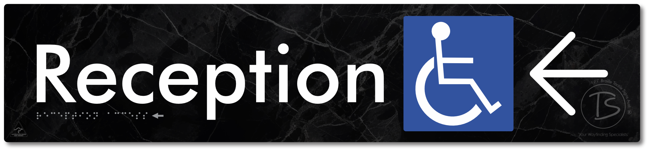 Reception Access with Large Directional Arrow