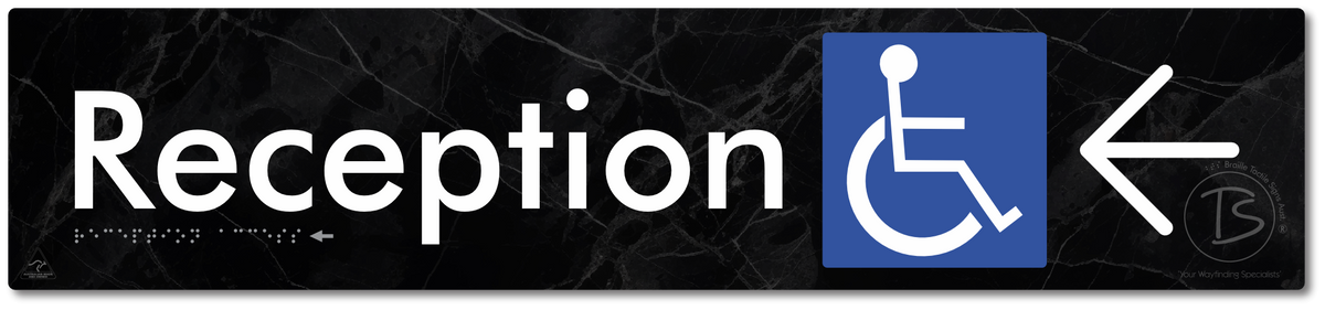 Reception Access with Large Directional Arrow