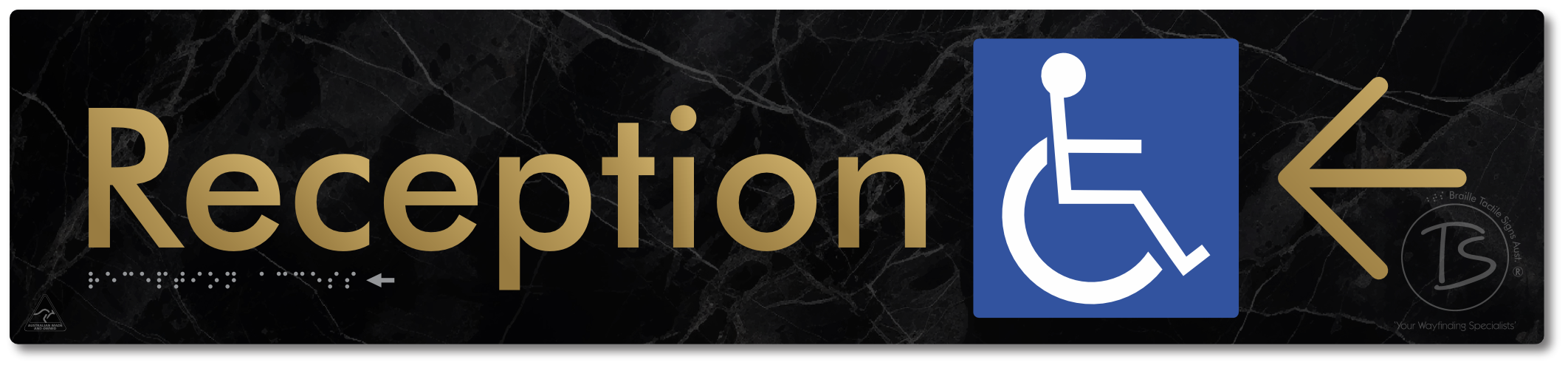 Reception Access with Large Directional Arrow