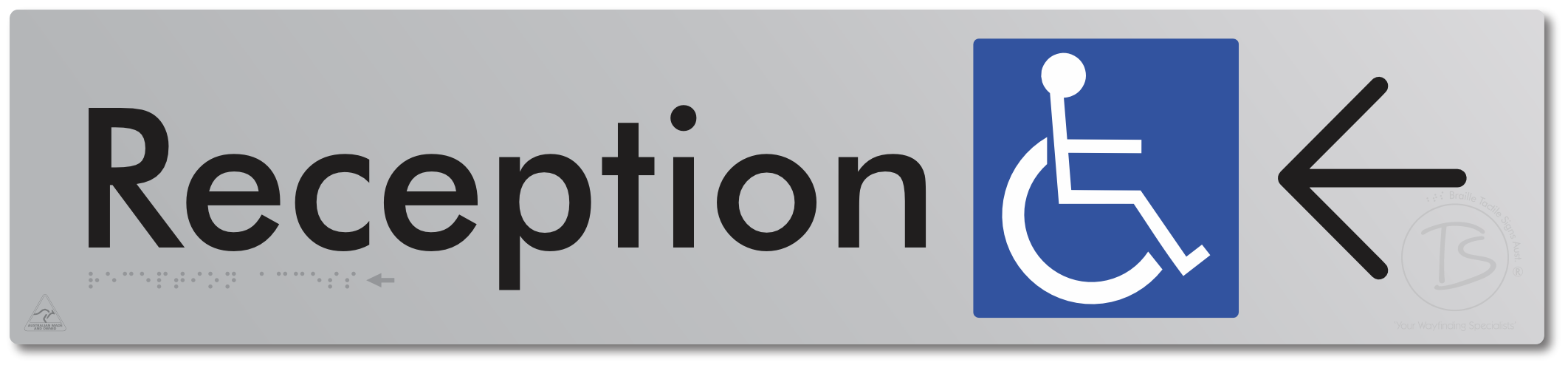 Reception Access with Large Directional Arrow