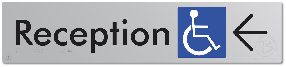 Reception Access with Large Directional Arrow
