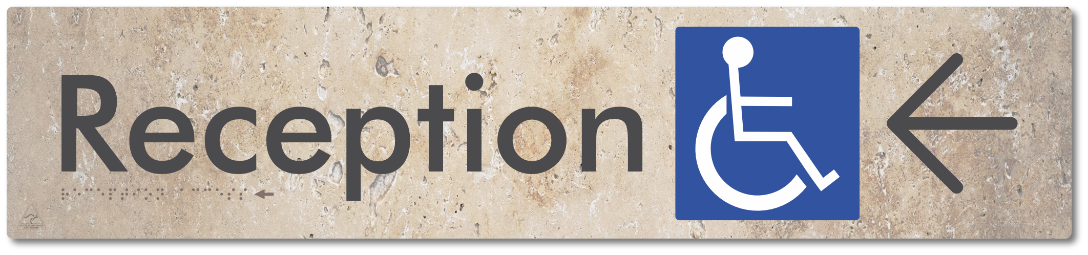 Reception Access with Large Directional Arrow