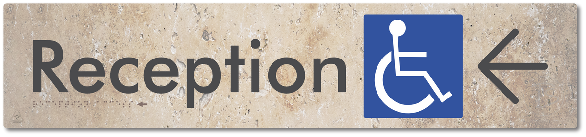 Reception Access with Large Directional Arrow