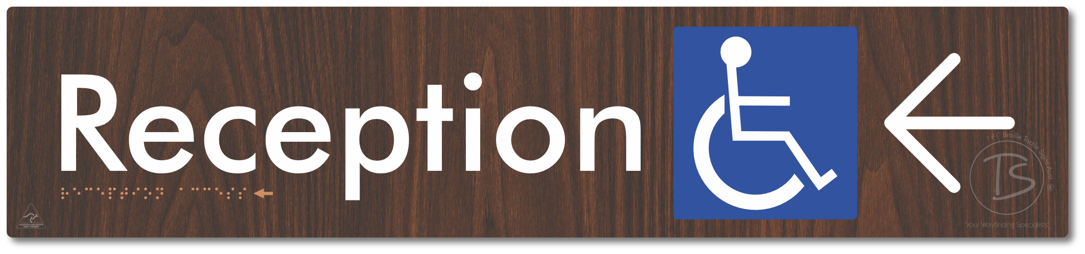 Reception Access with Large Directional Arrow
