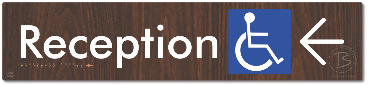 Reception Access with Large Directional Arrow
