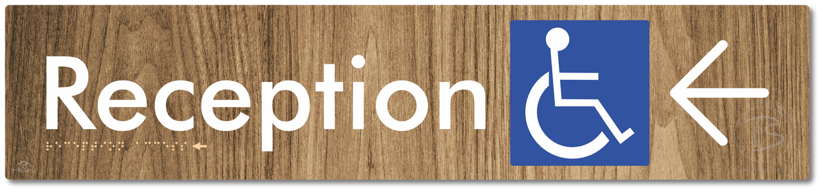 Reception Access with Large Directional Arrow