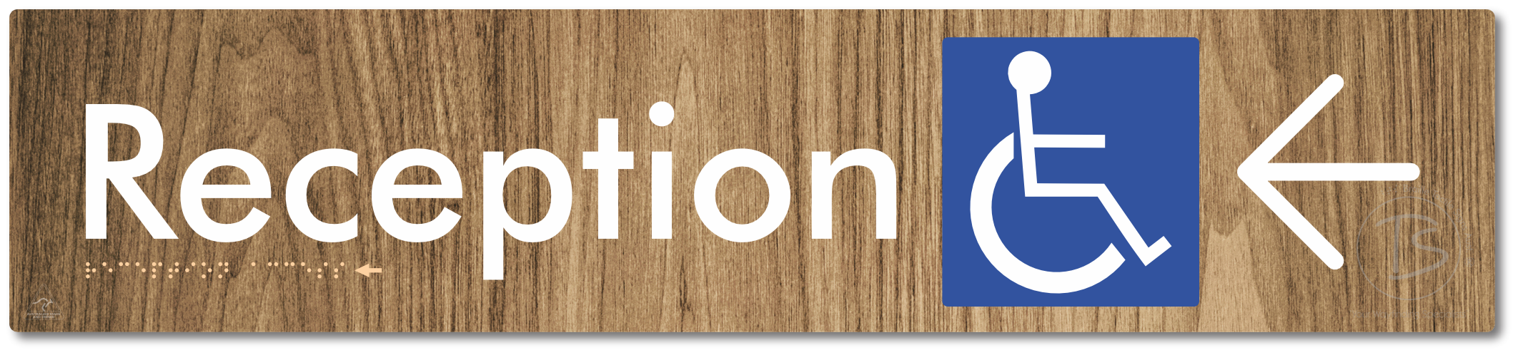 Reception Access with Large Directional Arrow