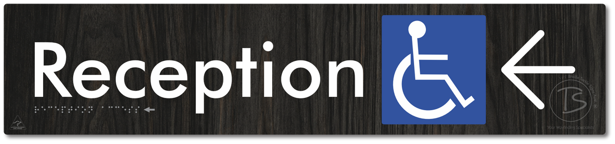 Reception Access with Large Directional Arrow
