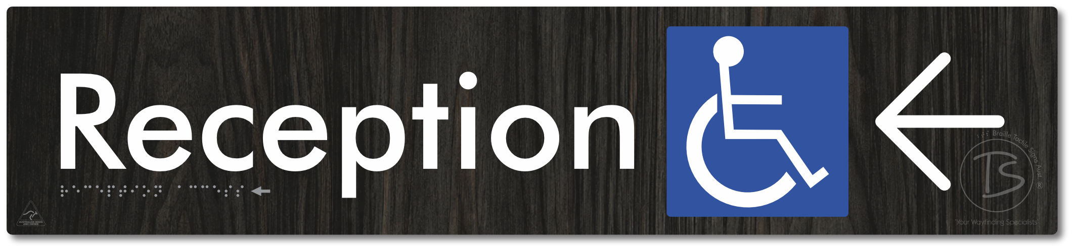 Reception Access with Large Directional Arrow