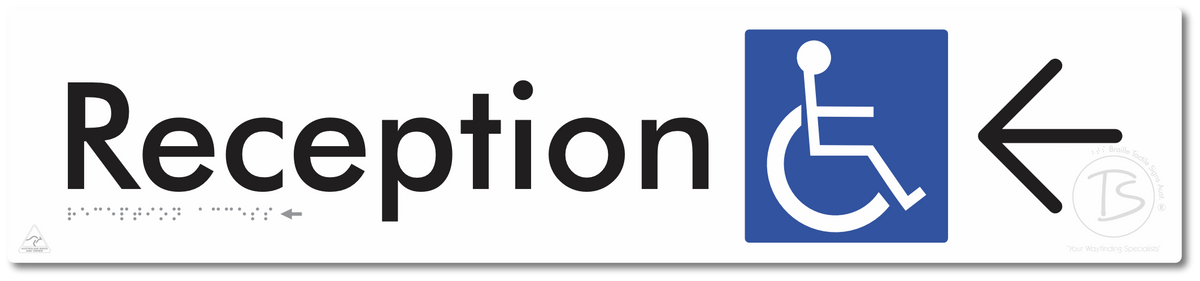 Reception Access with Large Directional Arrow