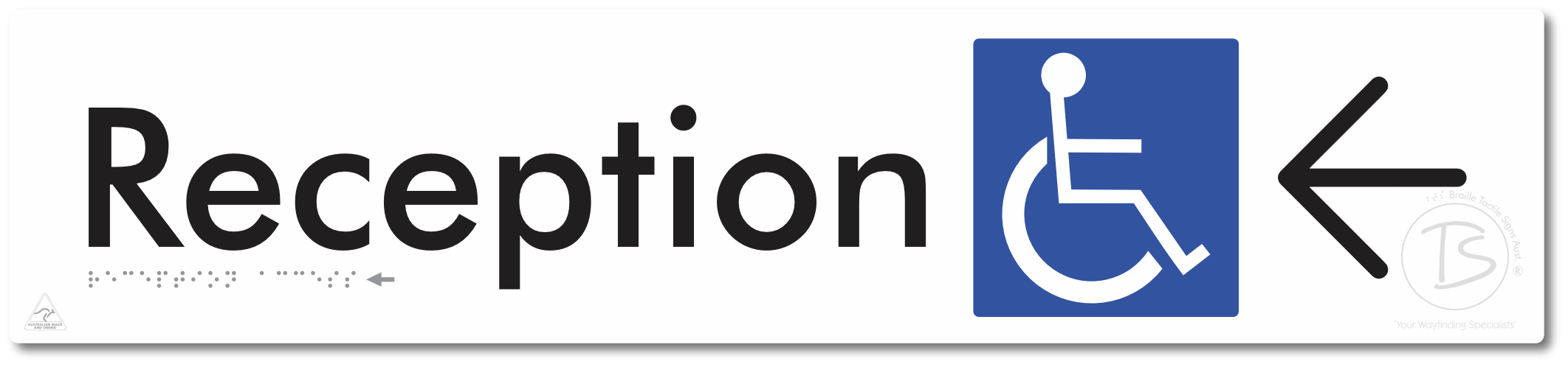 Reception Access with Large Directional Arrow