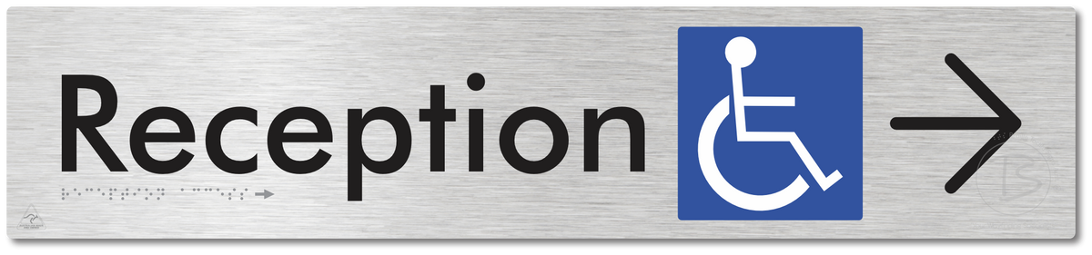Reception Access with Large Directional Arrow