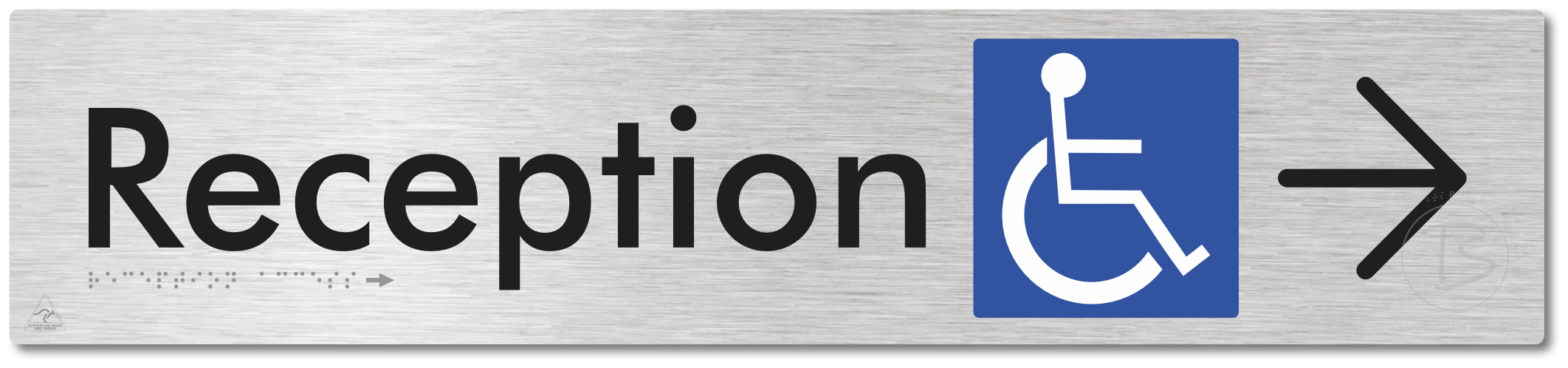 Reception Access with Large Directional Arrow