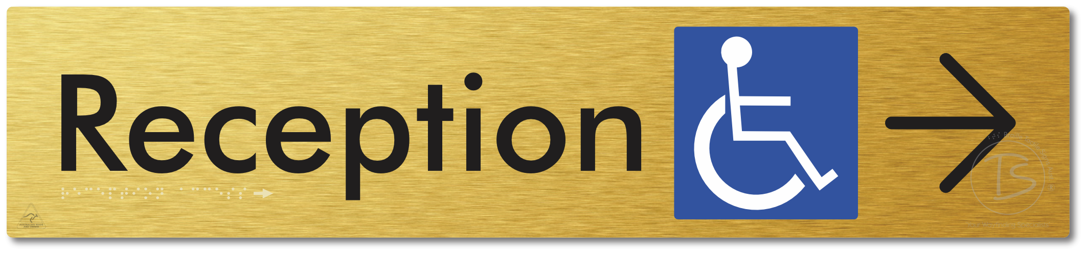 Reception Access with Large Directional Arrow
