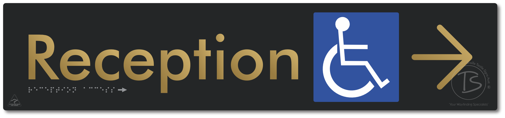 Reception Access with Large Directional Arrow