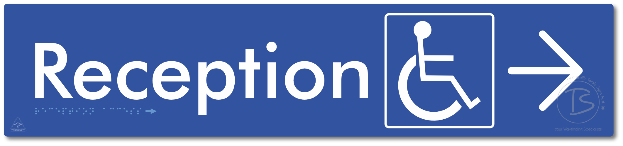 Reception Access with Large Directional Arrow