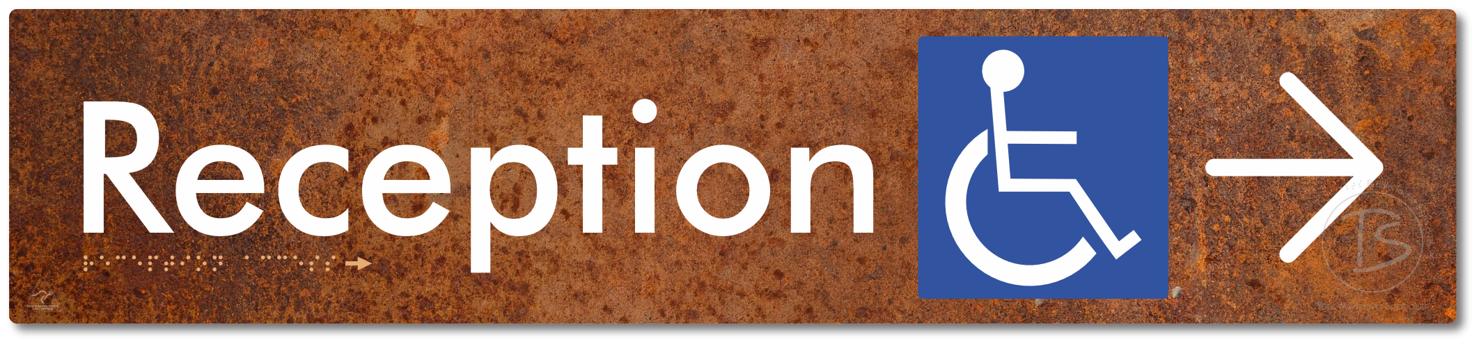 Reception Access with Large Directional Arrow