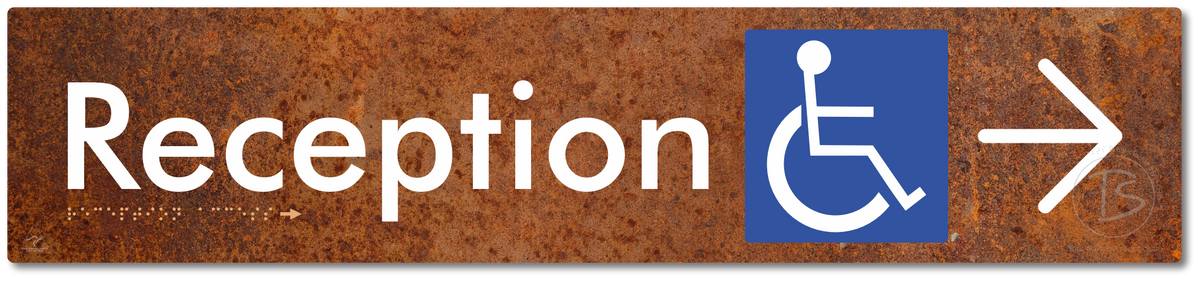 Reception Access with Large Directional Arrow
