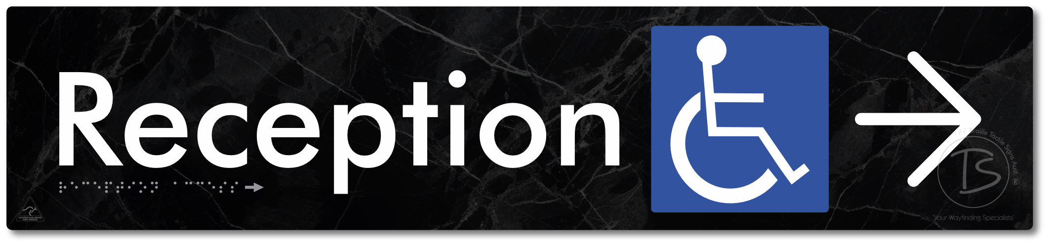 Reception Access with Large Directional Arrow