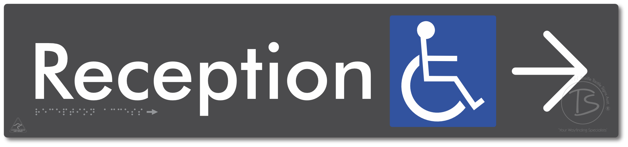 Reception Access with Large Directional Arrow