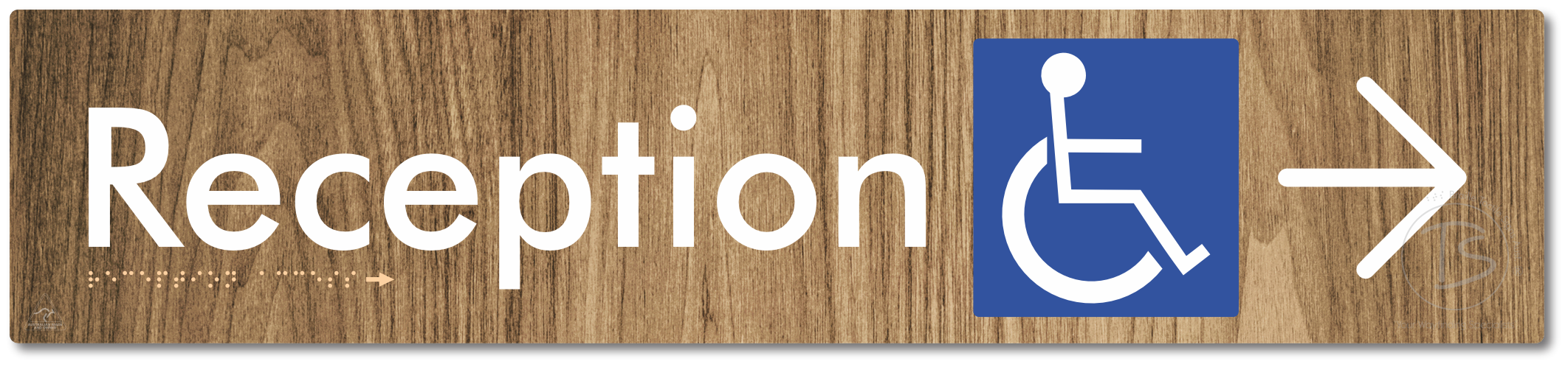 Reception Access with Large Directional Arrow