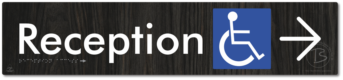 Reception Access with Large Directional Arrow