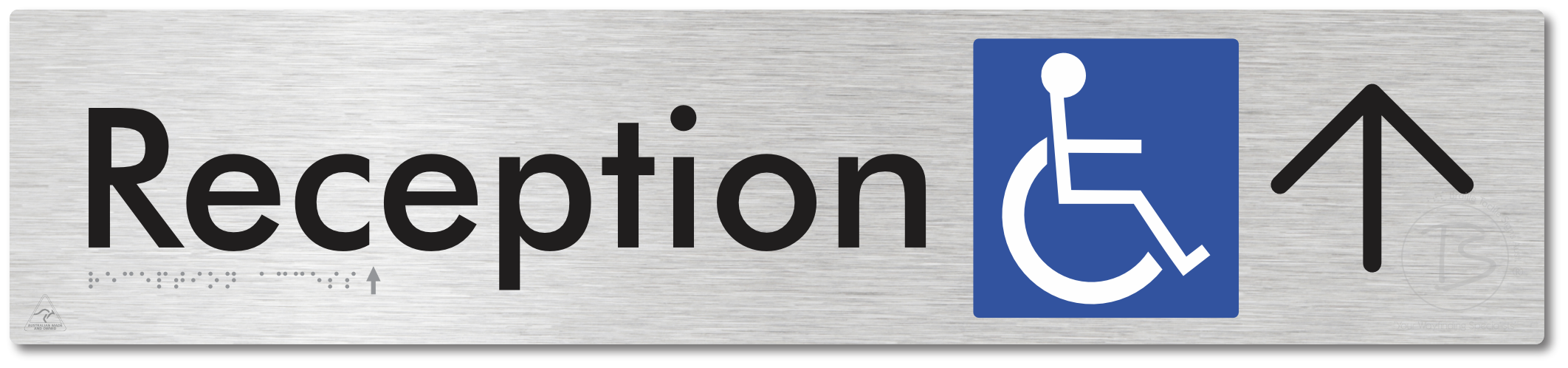Reception Access with Large Directional Arrow