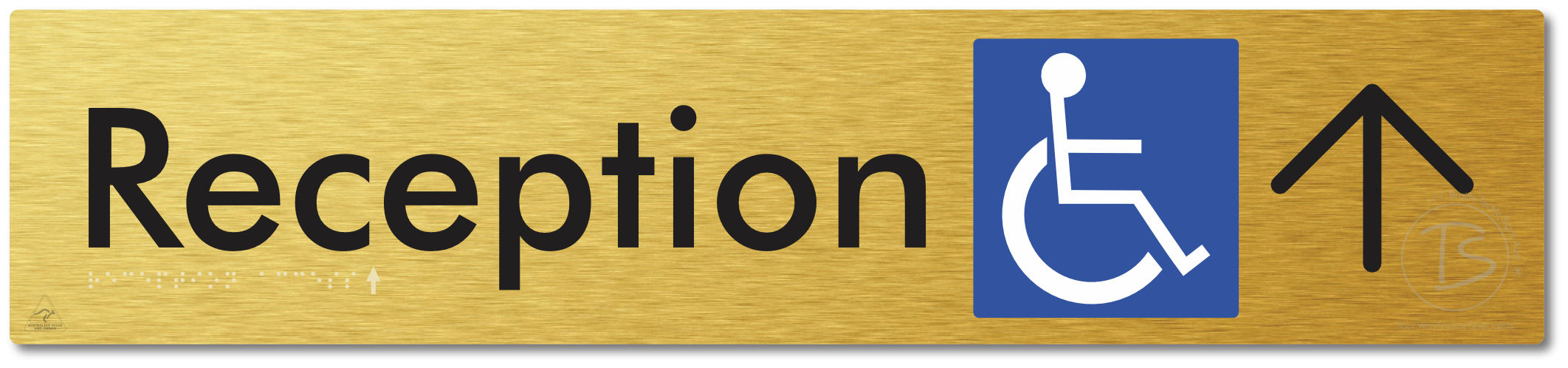 Reception Access with Large Directional Arrow