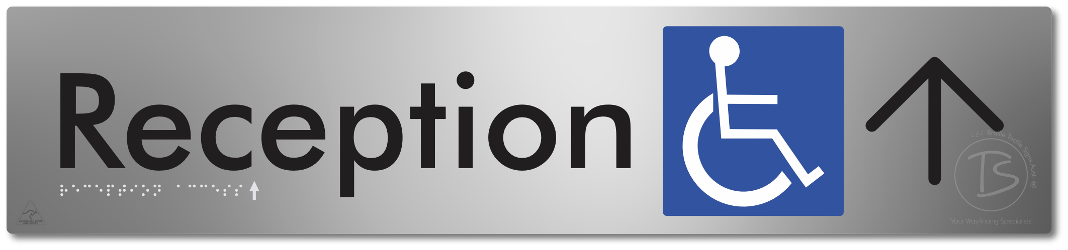 Reception Access with Large Directional Arrow
