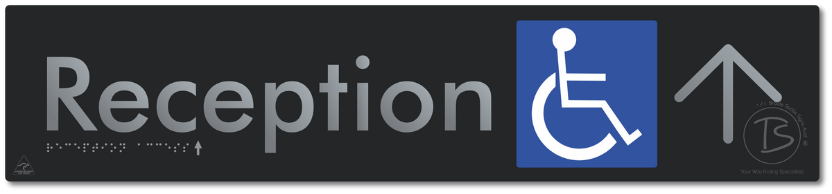 Reception Access with Large Directional Arrow